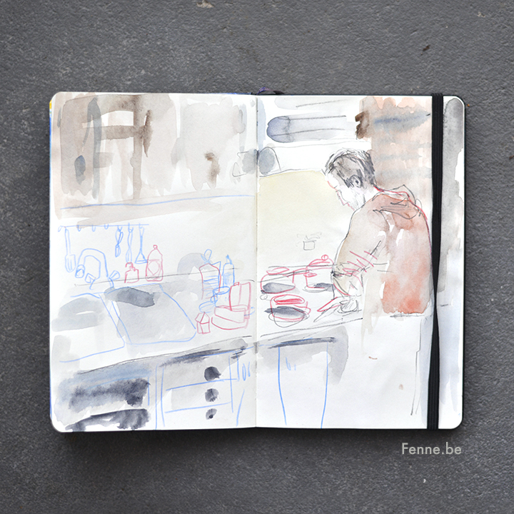 Inside my sketchbook | www.Fenne.be