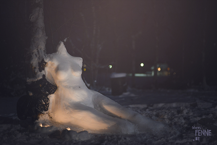 Snow sculpture | www.Fenne.be