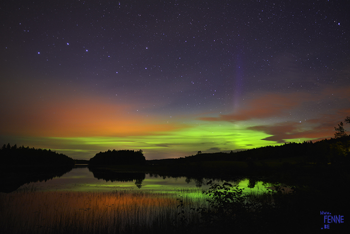 Photographing Northern Lights | Sweden | Blog | www.Fenne.be