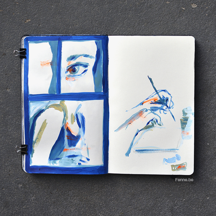 Inside my sketchbook | blogging at www.Fenne.be | Art, travel, Scandinavia