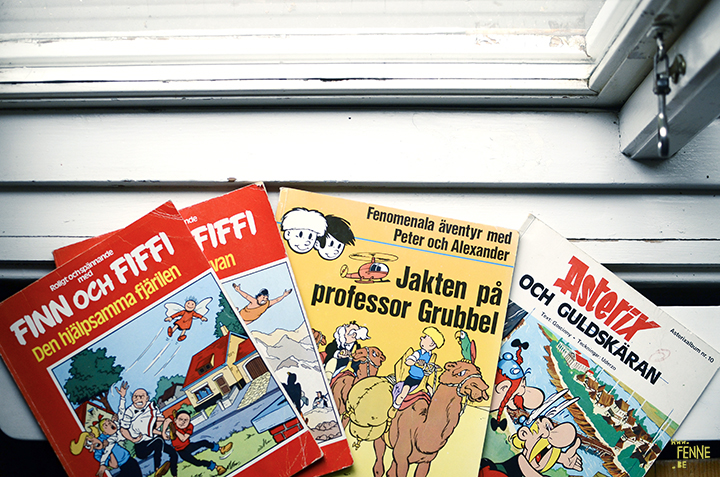 Second hand comics, translated from Dutch to Swedish | www.Fenne.be