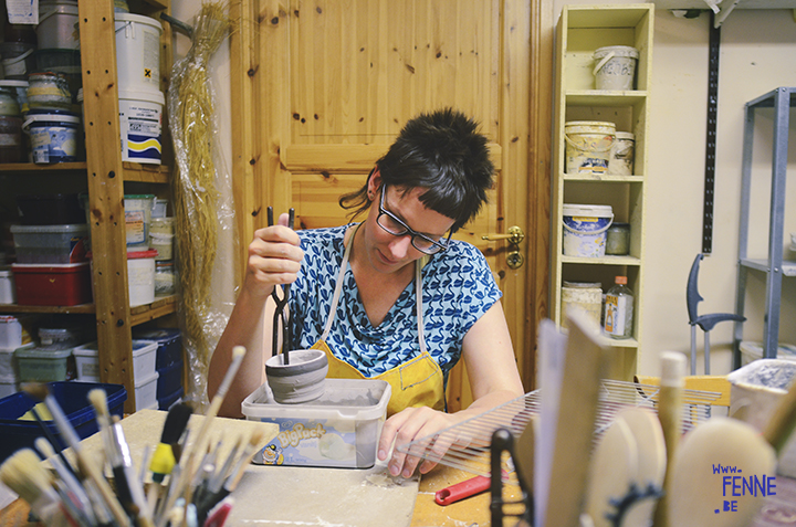 Workshop ceramics part 2: glazing| blog on www.Fenne.be