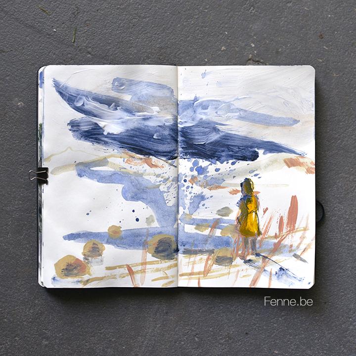 Sketchbook | moleskine | art & blog on www.Fenne.be