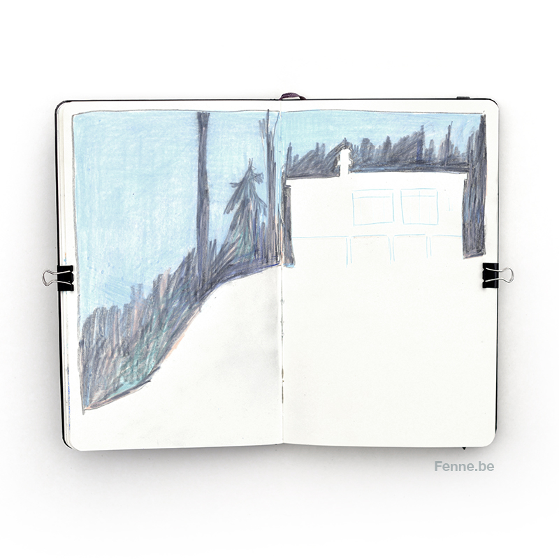 Moleskine sketchbook, creative art life, sketching, pencil drawing, www.Fenne.be
