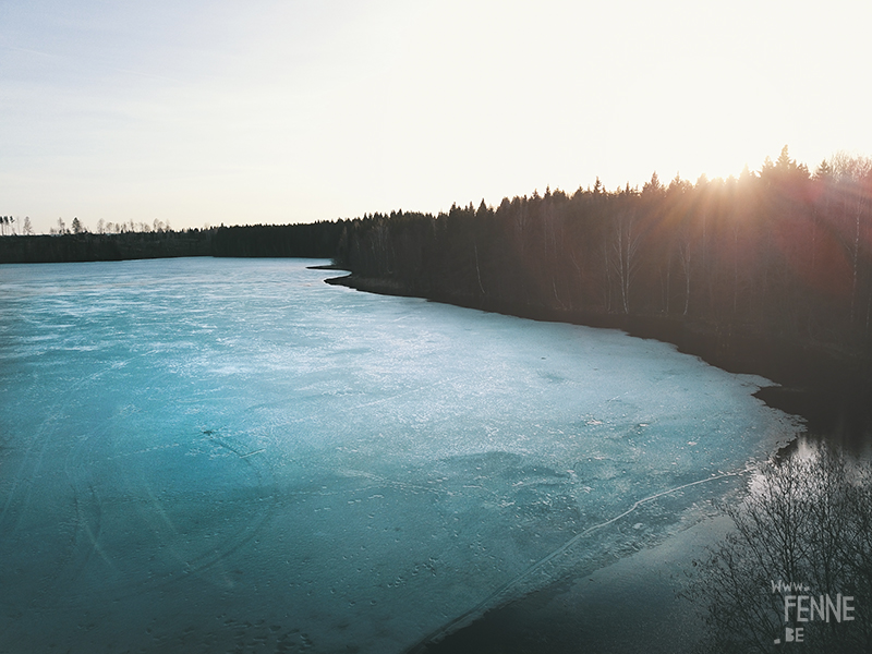 Wednesday Wanderings (23), hiking in Sweden, drone photography, nature photography, melting ice in lakes, nordic nature photography, www.Fenne.be