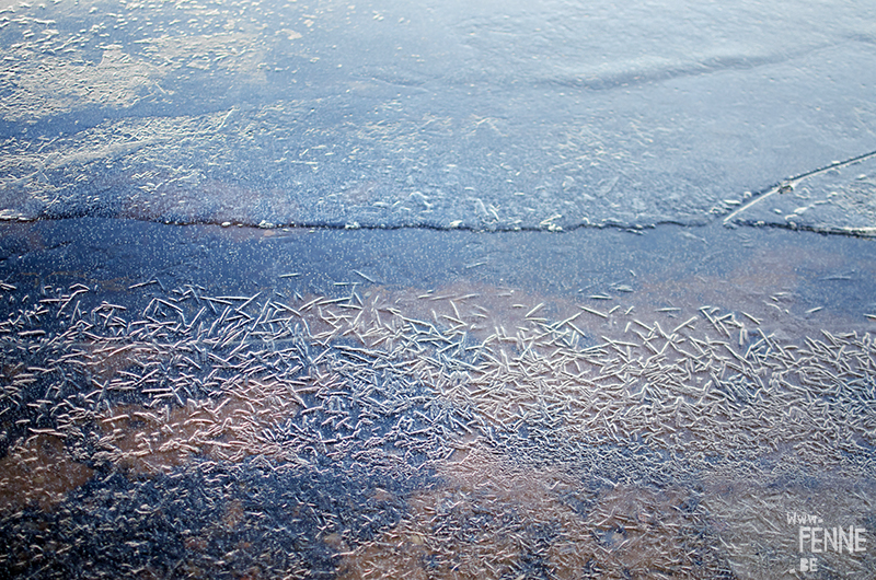 Frozen. Ice photography, nature photography, Sweden, Dalarna, artist Fenne Kustermans. www.Fenne.be