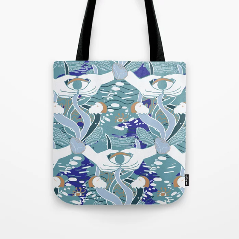 Inspired by Riverside by Agnes Obel, pattern design by Fenne Kustermans, available on Redbubble and Society6, www.Fenne.be