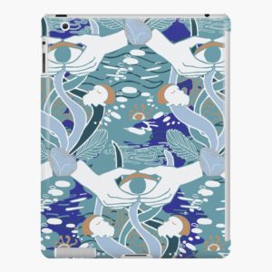 Inspired by Riverside by Agnes Obel, pattern design by Fenne Kustermans, available on Redbubble and Society6, www.Fenne.be