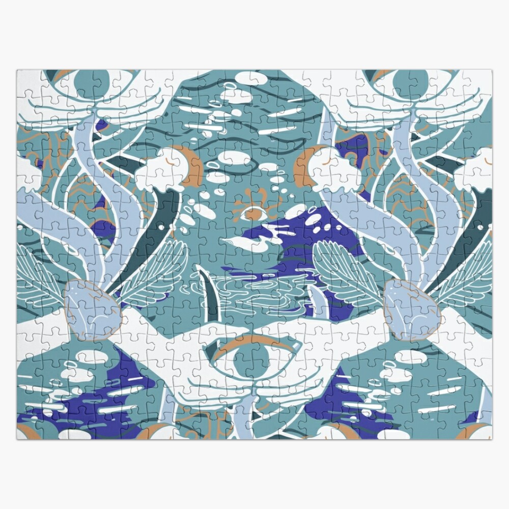 Inspired by Riverside by Agnes Obel, pattern design by Fenne Kustermans, available on Redbubble and Society6, www.Fenne.be