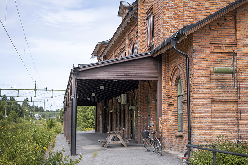 'Hedestad' train station from The girl with the dragon tattoo, USA version, Sweden, www.Fenne.be