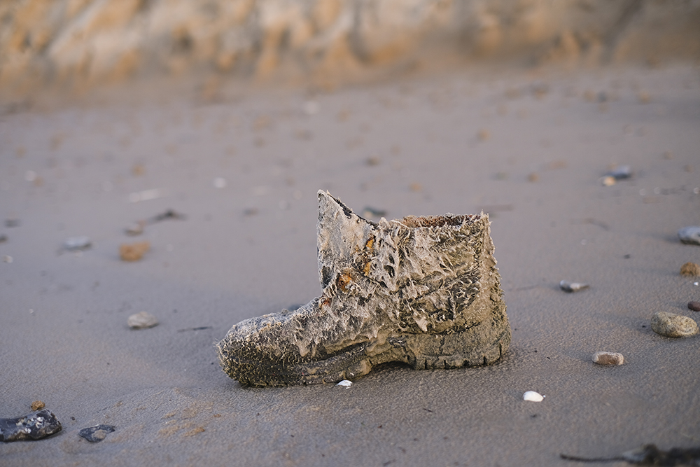 Beachcombing, strandjutten, Denmark, Nord Jutland, bones, corona bottle, seaweed, amber, Michael Kors earrings, www.Fenne.be