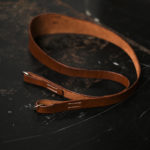 Minimalistic leather camera strap, handmade, veg tan leather, www.Fenne.be