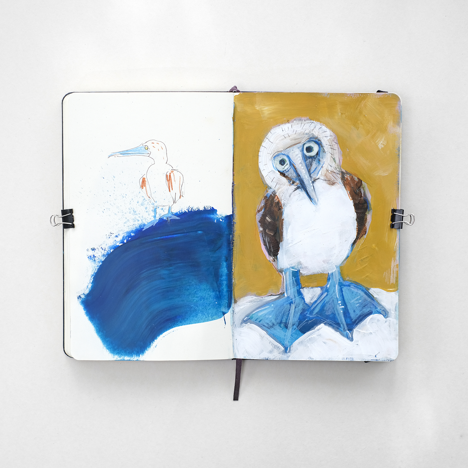 Illustrator's sketchbook, Moleskine and Royal Talens sketchbooks, mixed media sketches, www.Fenne.be