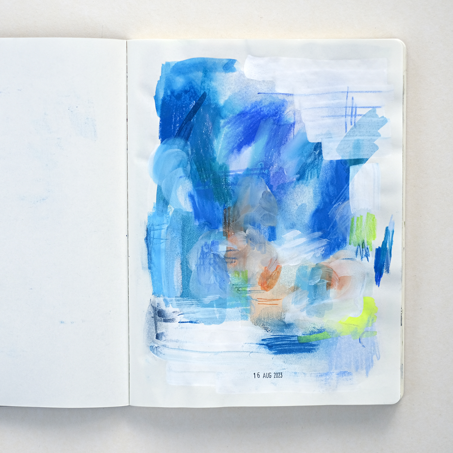 Fenne Kustermans, daily sketchbook practice, mixed