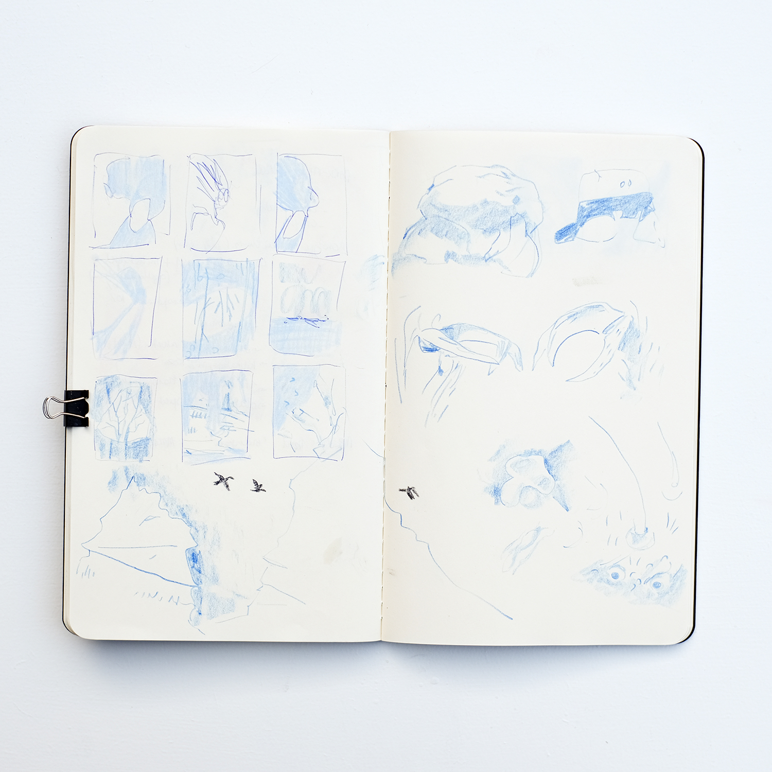 November sketchbook pages, Patreon zoom sketching, European Belgian illustrator, www.Fenne.be