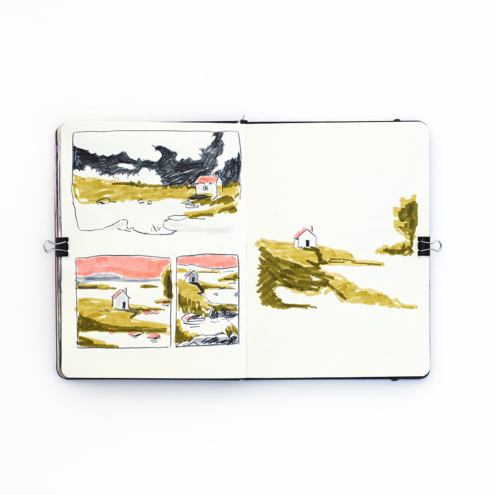 Fenne's sketchbook from March, Patreon sessions and art journal, www.Fenne.be
