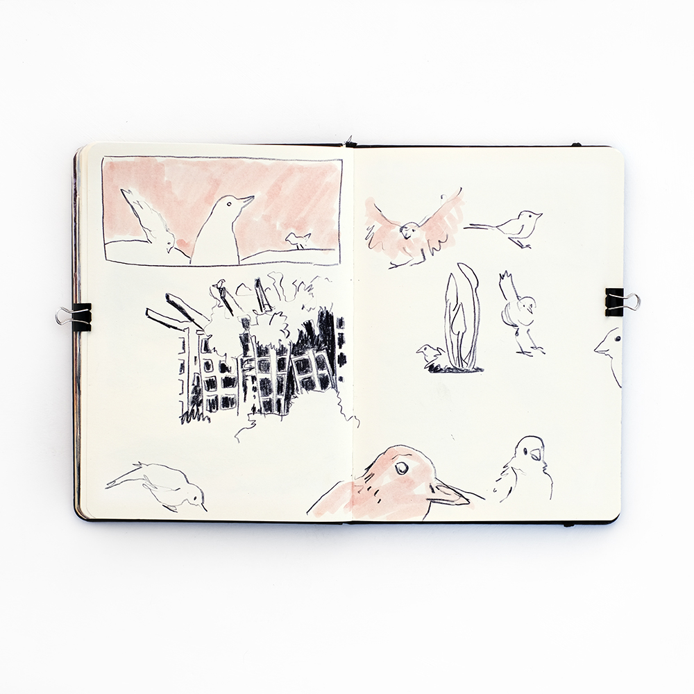 Fenne's sketchbook from March, Patreon sessions and art journal, www.Fenne.be