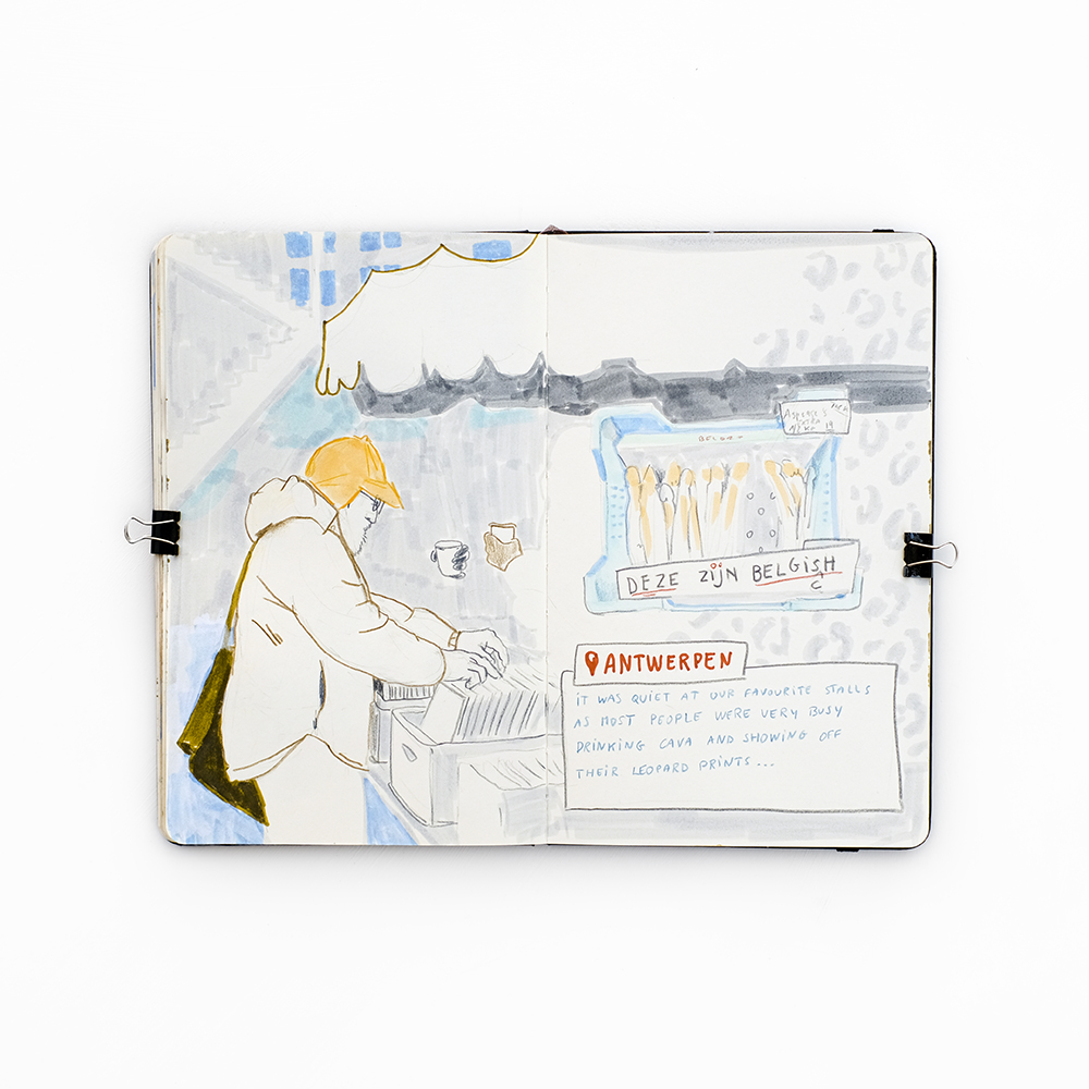 Fenne Kustermans, Illusrator's setchbook, www.Fenne.be