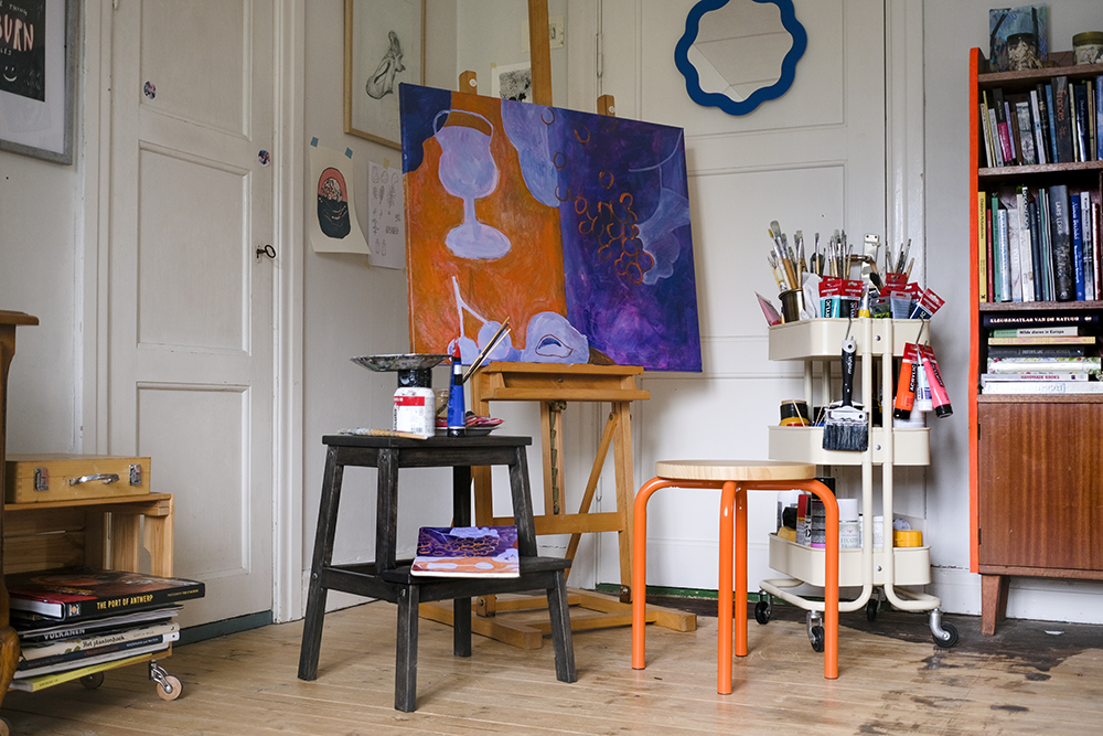 Quiet quests on canvas, more time for painting and quiet focus time, www.Fenne.be