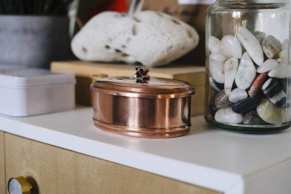 Copper pot, loppis Sweden, cleaning second hand copper, www.Fenne.be