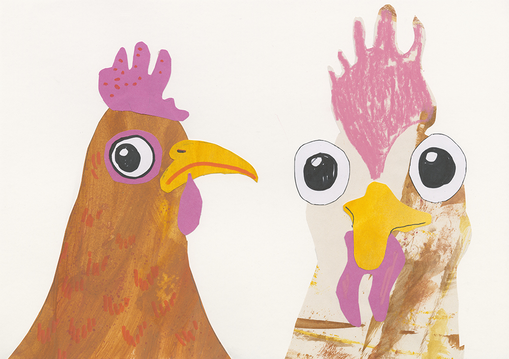Chicken collage, www.Fenne.be