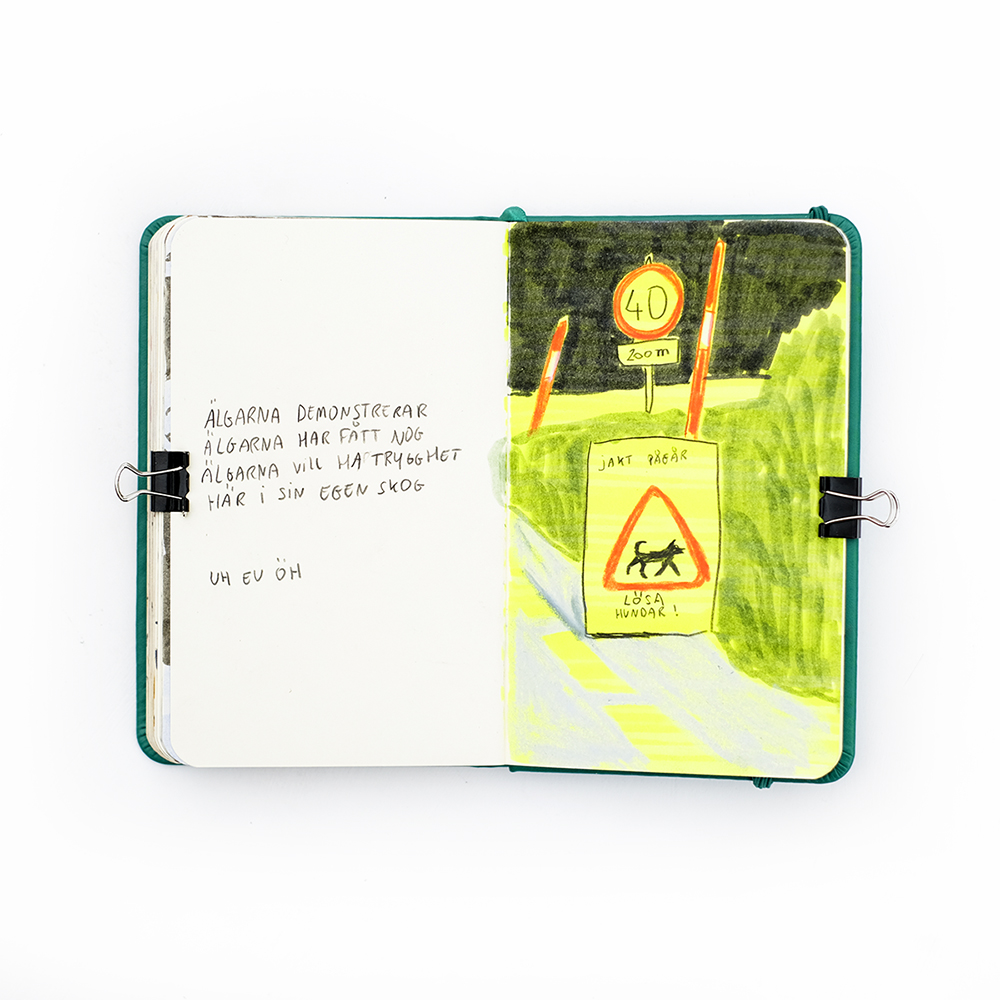 Fenne Kustermans sketchbook, Belgian illustrator in Sweden, www.Fenne.be