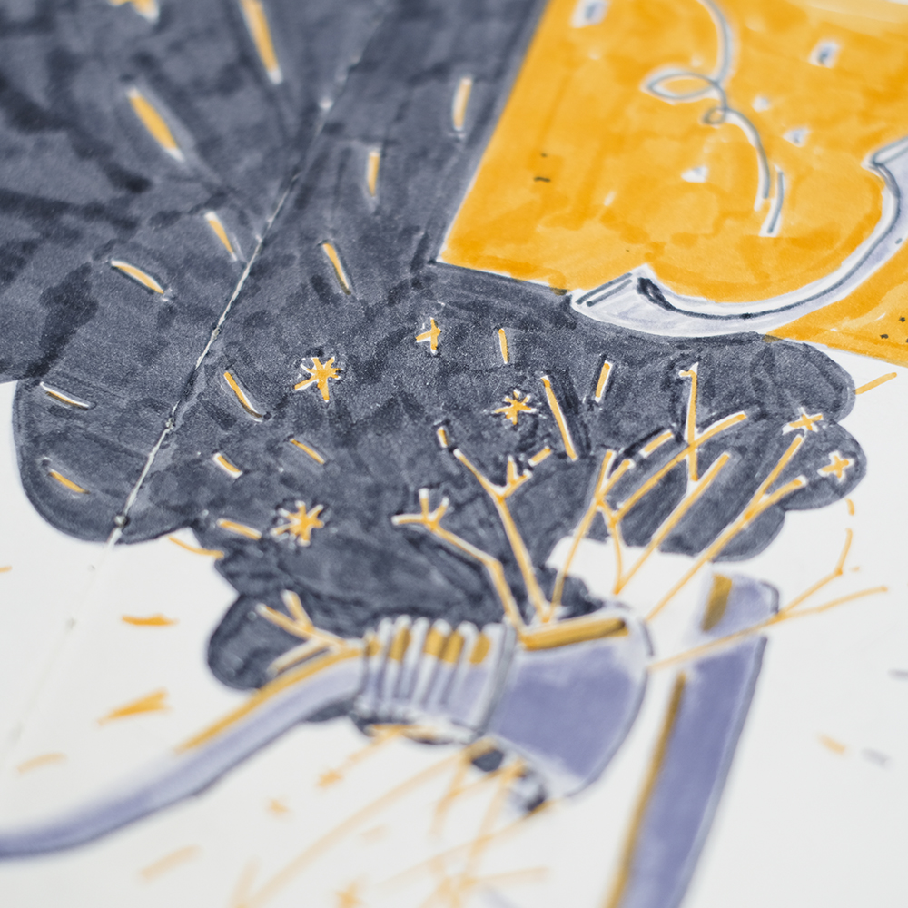 nature inspired sketchbooks and illustrations, www.Fenne.be