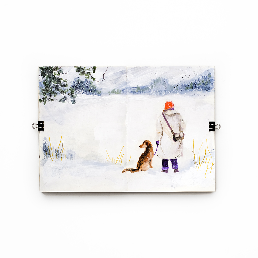 nature inspired sketchbooks and illustrations, www.Fenne.be